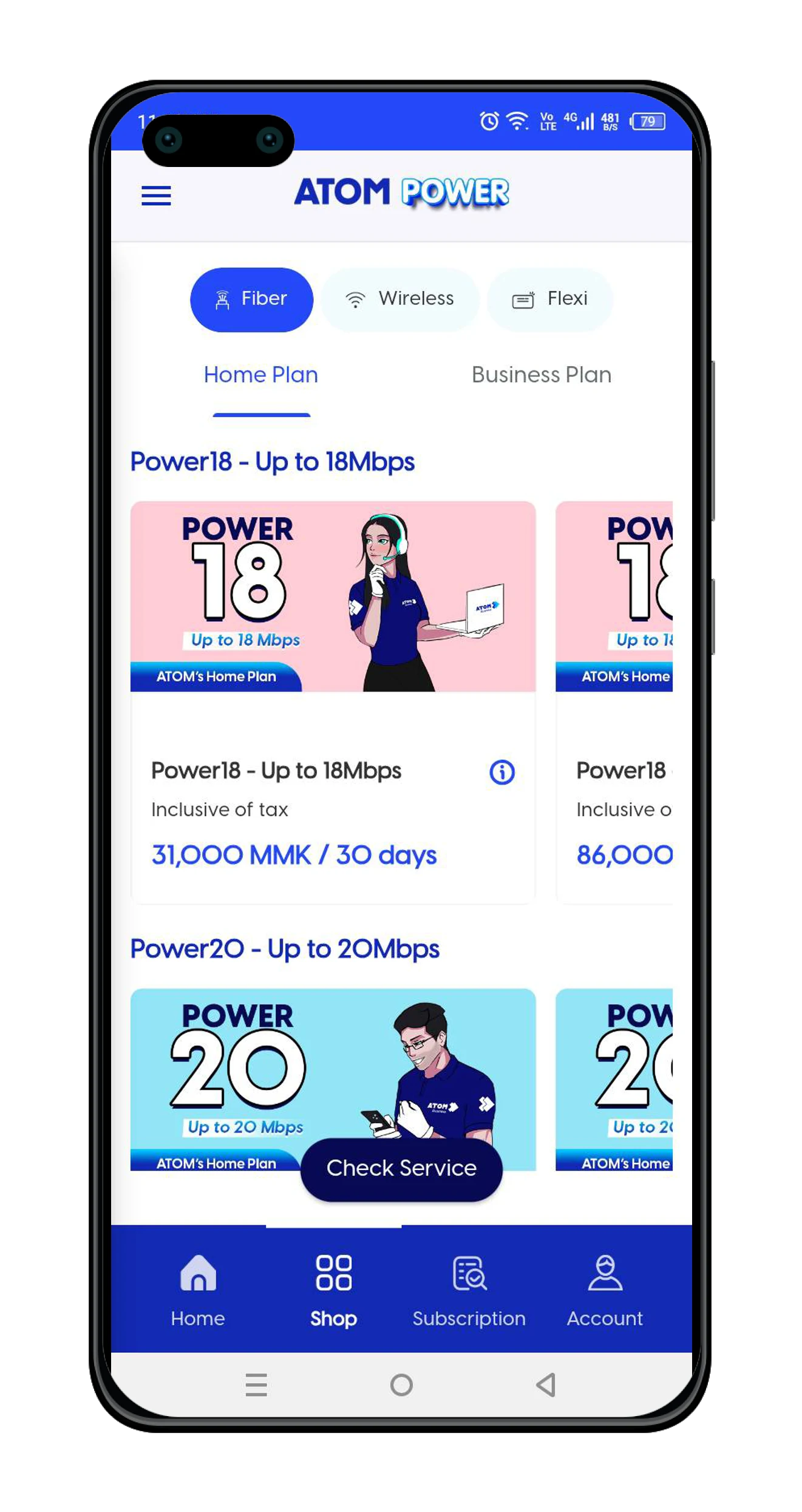 ATOM Power screenshot